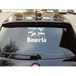 Стикер за задно стъкло Omerta