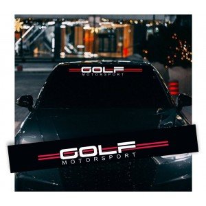 Сенник Golf моторспорт  с две червени линии