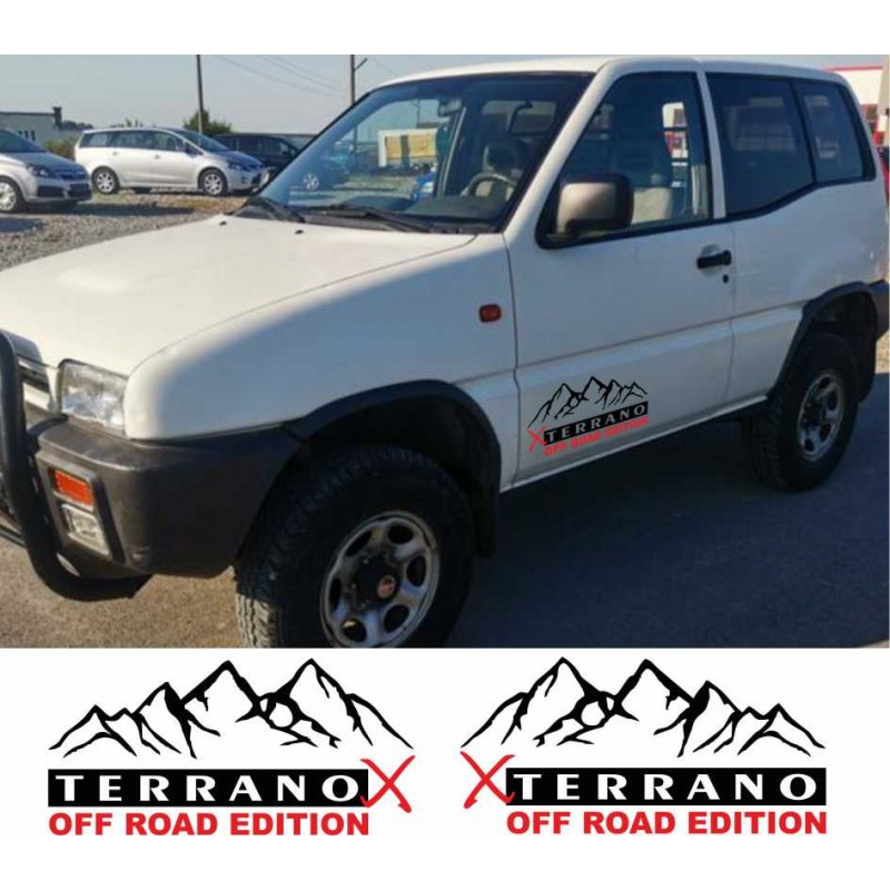 Комплект стикери Нисан Терано Off road edition 4x4