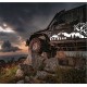 Компас, планина с надпис off road