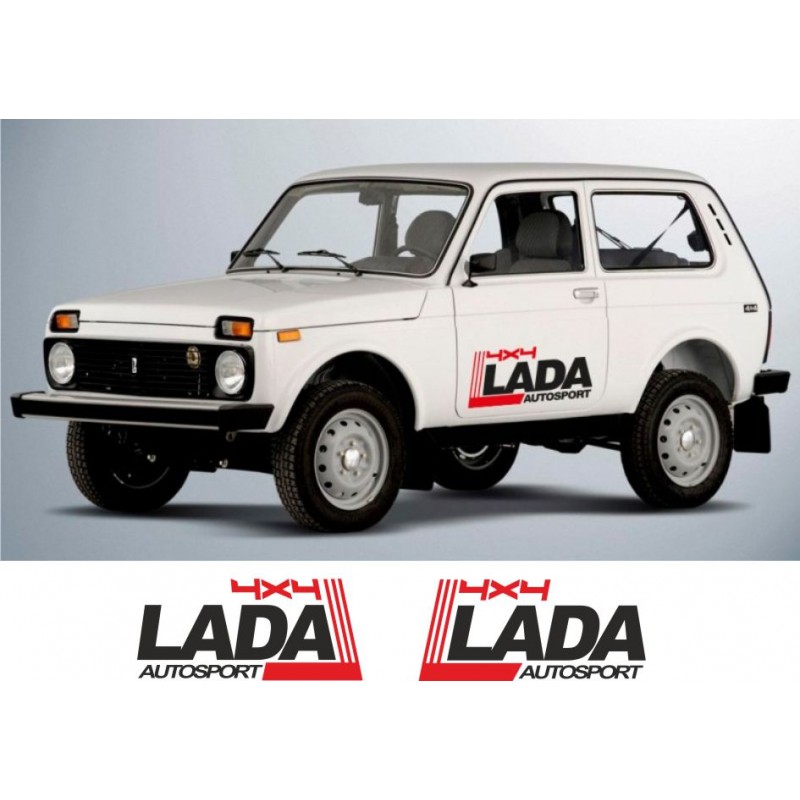 Lada Niva, стикери,4х4, autosport