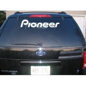 Стикер за кола, лепенка, задно стъкло, странични врати Pioneer