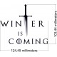 Game of Thrones Стикер Winter is coming